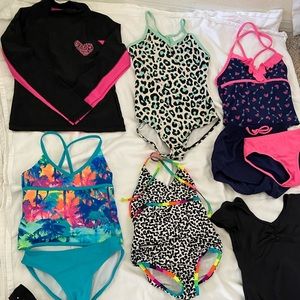 Bundle of girl swim wear